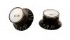 Gibson Top Hat Knobs Black/Gold MK-020 Gibson Top Hat Knobs Black/Gold MK-020