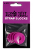 Ernie Ball 5618 Strap Blocks 4PK Purple Ernie Ball 5618 Strap Blocks 4PK Purple